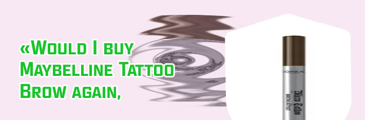 Eyebrow loreal tattoo