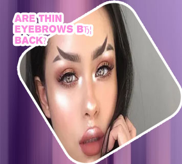 Eyebrow trend