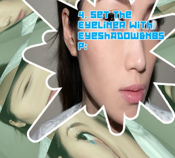 Eyeliner under eye