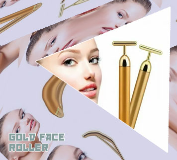 Face roller gold