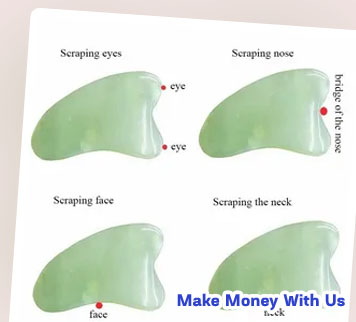 Gua sha on nose