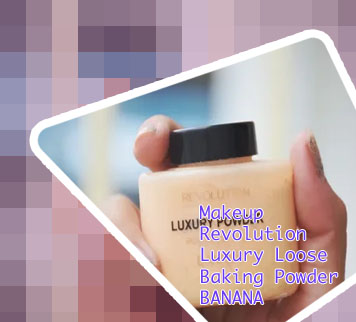 Makeup revolution luxury baking powder banana
