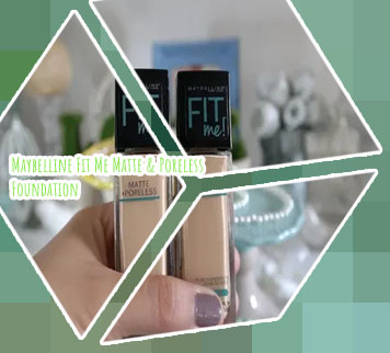 New fit me foundation