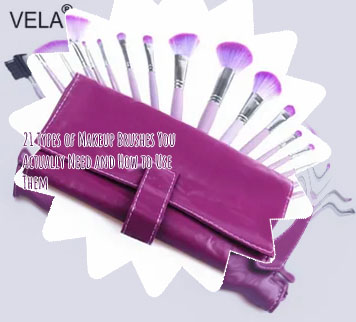 Synthetic makeup brushes